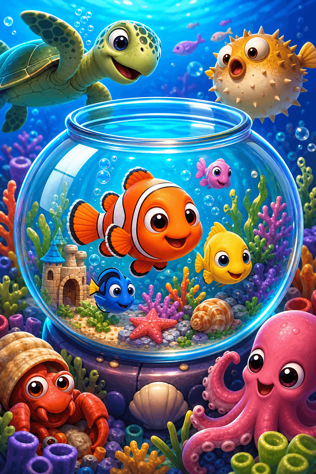 Tiny Virtual Aquarium