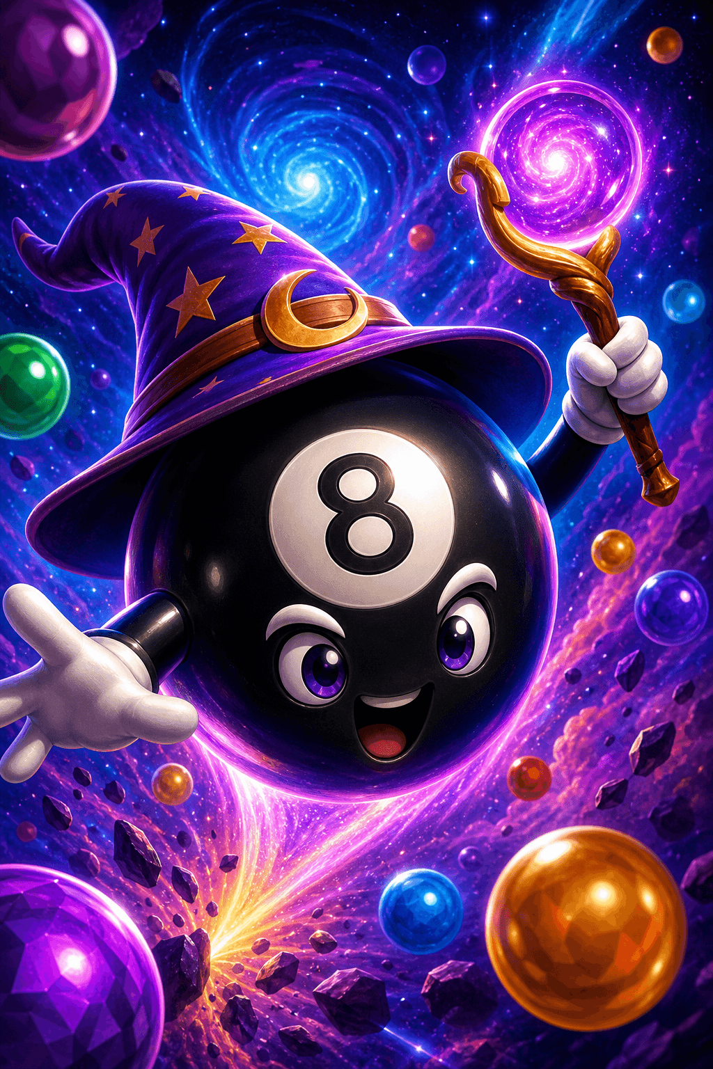 Cosmic Magic 8 Ball