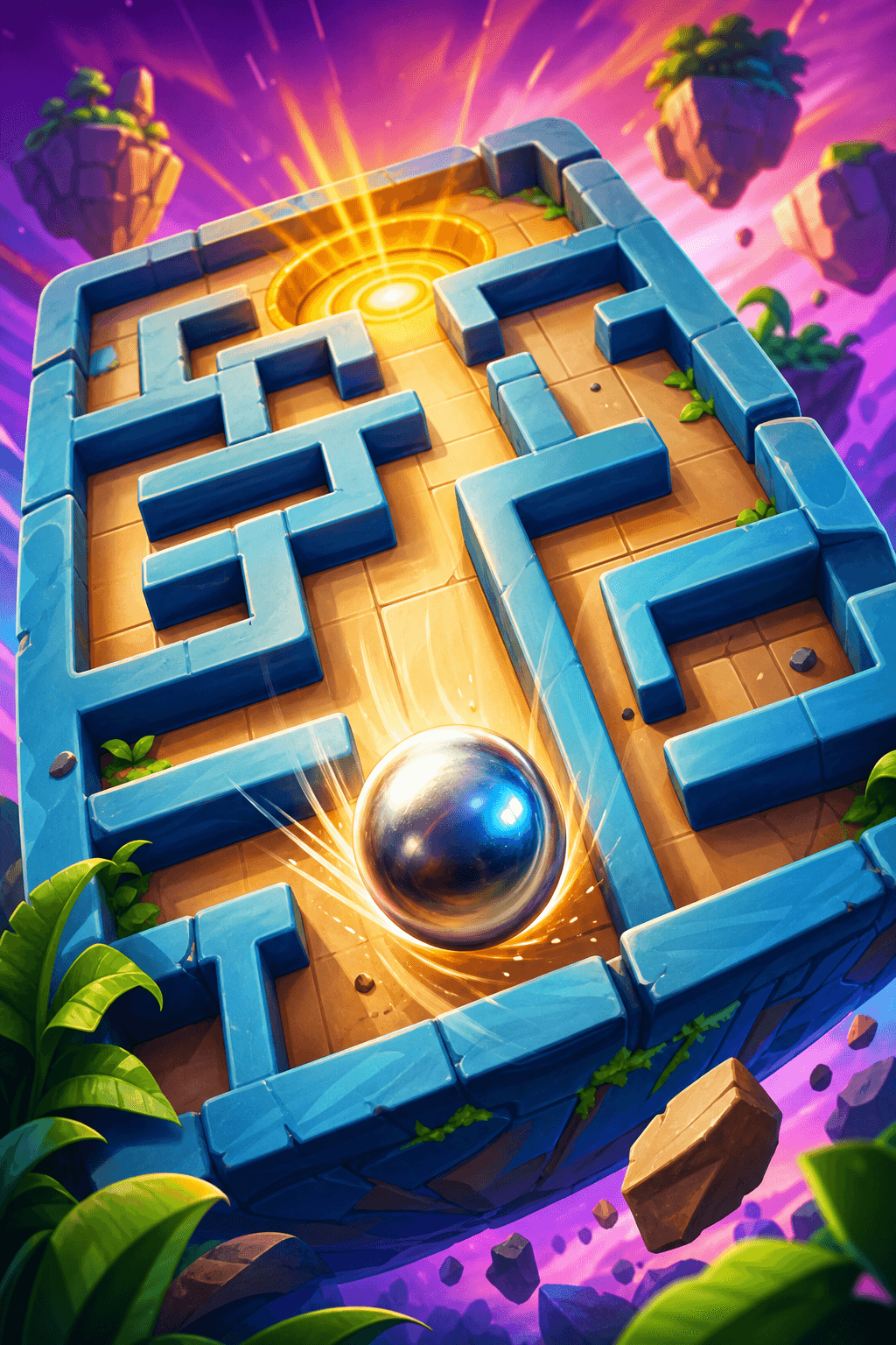 Tilt & Roll Maze