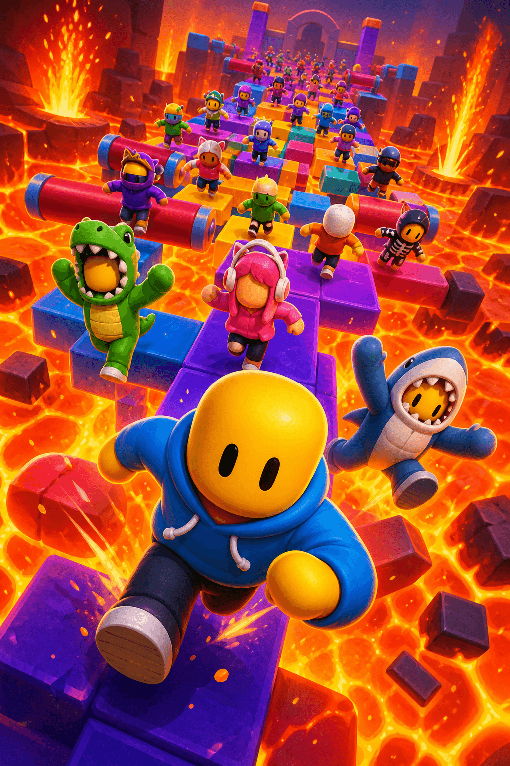100 Player Lava Obby